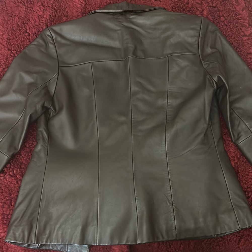 Wilsons Leather Brown Moto Leather Jacket - Picture 4 of 6